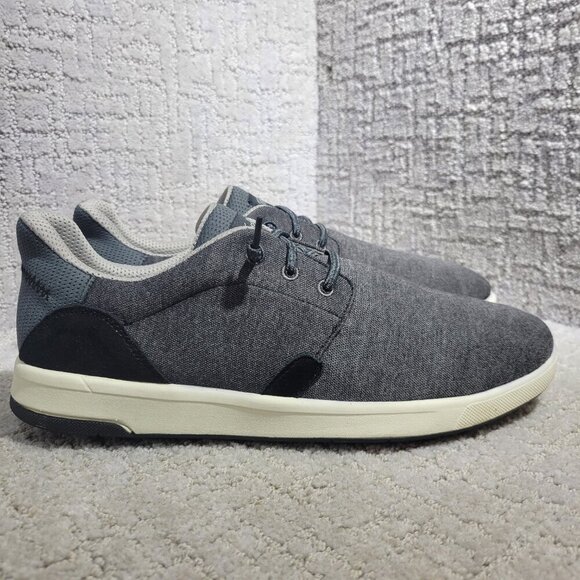 Florsheim Crossover Men's Size 8.5W US Gray Canvas Slip-On Sneakers 14405-001 - Picture 1 of 10